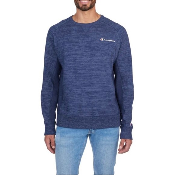 Champion Other - NWOT Champion sweatshirt blue sweater Men Small pullover crewneck logo